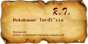 Rokobauer Terézia névjegykártya