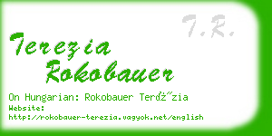 terezia rokobauer business card